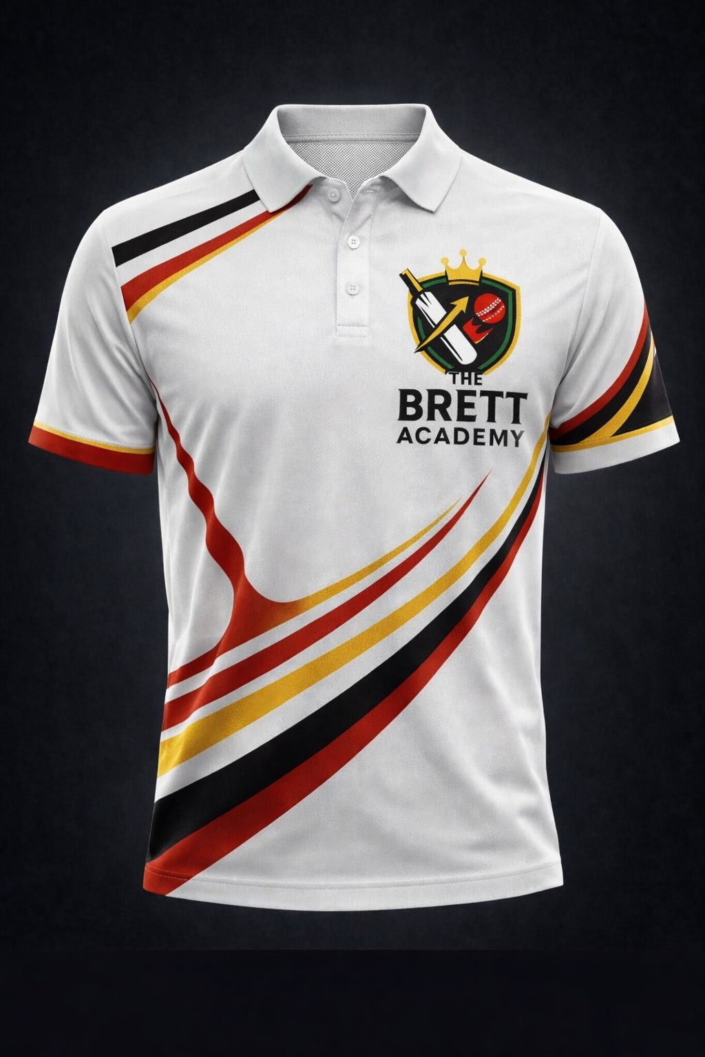White Brett Academy Playing Shirt