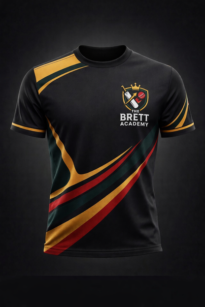 Black Brett Academy Training Shirt